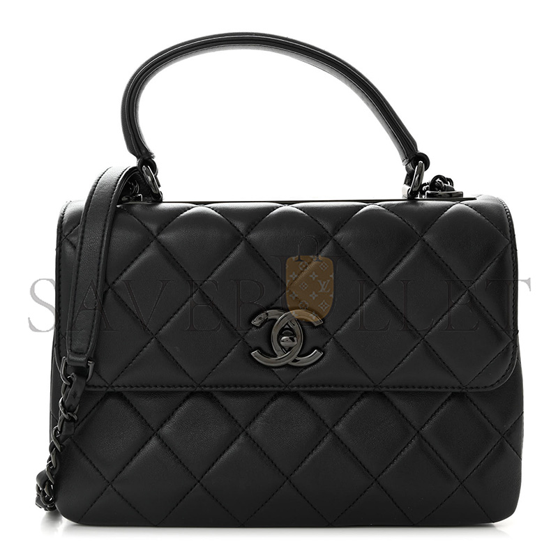 Ch*el trendy cc lambskin flap bag a92236 (25*17*9cm)